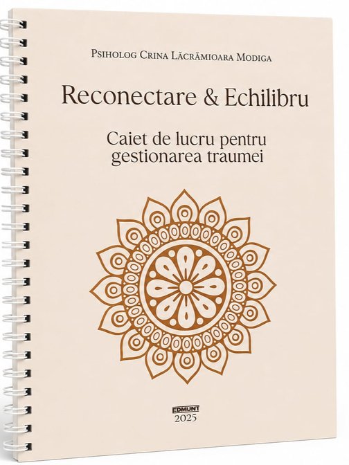 Coperta caietului Reconectare și echilibru