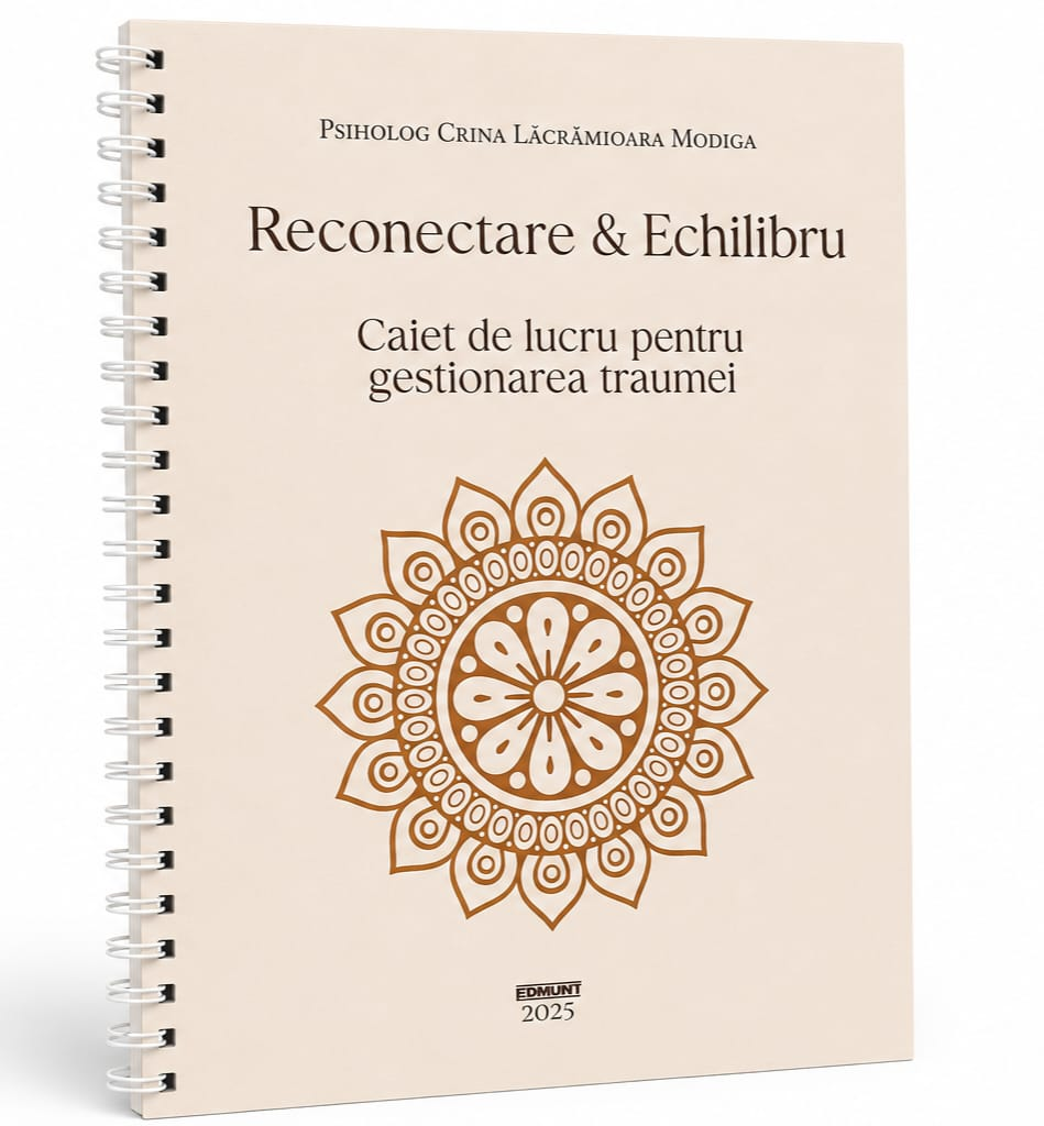 Coperta caietului Reconectare și echilibru